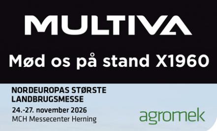 Multiva på Agromek 2026 – Stand X-1960