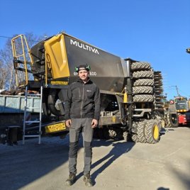 In the Multiva factory the last machines for the spring seeding season are being prepared. This eCerex 600 is heading to...