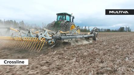 MULTIVA CROSSLINE - Seedbed Harrow for Cultivated and Ploughed Soils. 🌾 Looking to achieve the perfect seedbed finish...