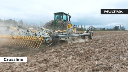 MULTIVA CROSSLINE - Seedbed Harrow for Cultivated and Ploughed Soils. 🌾 Looking to achieve the perfect seedbed finish...