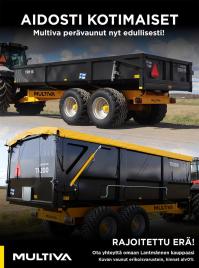 Multivan laadukkaat ja kotimaiset perävaunut jälleen saatavissa. Rajoitettu erä TRM 16 -maansiirtovaunua ja TR 200 -ylei...