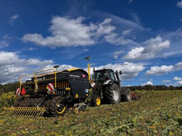 No-till setí pšenice do strniště slunečnice ✔️ Stejné pole, různé fáze🌻☀️ Fotku zralého porostu nemám…nestačila jsem do...